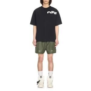 Off-White Men's Black Off Split T-Shirt Size M